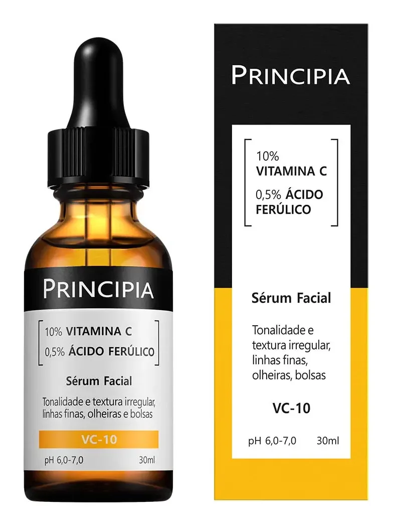 Sérum Facial Principia VC-10 Vitamina C 10% + Ácido Ferúlico 30ml